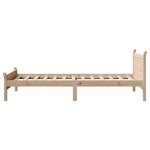 vidaXL Cadre de lit sans matelas 90x200 cm bois de pin massif