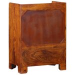 vidaXL Meuble à chaussures 55x35x75 cm en bois solide d'acacia