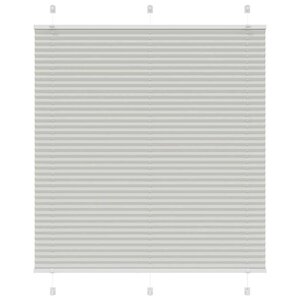 vidaXL Store plissé gris clair 115x100cm largeur du tissu 114 4cm