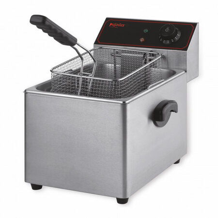 Friteuse professionnelle à poser inox 8 litres - pujadas -  - inox290 x430x340mm