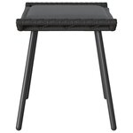 vidaXL Tabouret de Jardin 2 Pièces Gris 50 x 40 x 45cm Polyester
