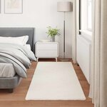 vidaXL Tapis en Fourrure Synthétique de Lapin Olite Crème 80 x 200 cm