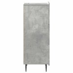 vidaXL Armoire à tiroirs Gris béton 33 x 34 5 x 92 cm