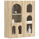 vidaXL Armoire suspendue avec étagère Chêne Sonoma 59 x 20 x 71 5 cm