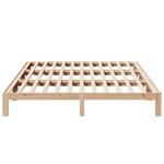 VidaXL Cadre de lit familial sans matelas 240x200cm bois massif de pin