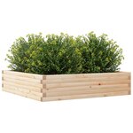vidaXL Jardinière 100x100x23 cm bois de pin massif