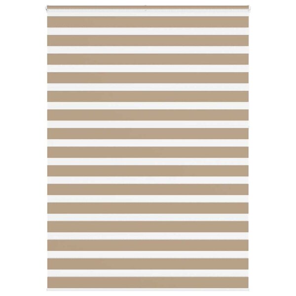 vidaXL Store zèbre marron sable largeur du tissu 150 9 cm polyester