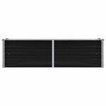 vidaXL Lit surélevé de jardin Anthracite 160x40x45 cm Acier galvanisé