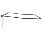 vidaXL Auvent Anthracite 6 x 3 m Métal