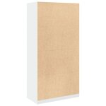 vidaXL Garde-robe Blanc 100x50x200 cm Bois d'ingénierie