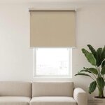vidaXL Store enrouleur Protection UV Beige 100 x 140 cm Polyester