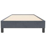 vidaXL Sommier à lattes de lit sans matelas gris foncé 100x220cm