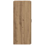 vidaXL Cabinet de Bureau avec étagère chêne artisanal 60 x 32 x 77.5