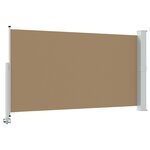 vidaXL Auvent latéral 100  polyester fer acier