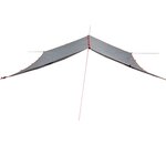 vidaXL Bâche de camping gris et orange 500x294 cm imperméable