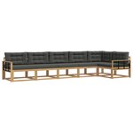 vidaXL Ensemble de canapés d'extérieur 4 pc Blanc et anthracite