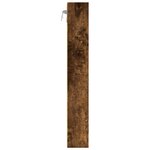 vidaXL Armoire à vitrine chêne fumé 60x8 5x58 cm bois d'ingénierie