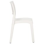 vidaXL Chaises de jardin lot de 2 Blanc Polypropylène