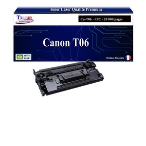T3AZUR - Toner compatible avec Canon i-SENSYS X1238i II  X1238iF II  X1238P II  X1238Pr II remplace Canon T08 Noir - 10 000 pages