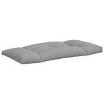 vidaXL Coussins de palette lot de 2 gris tissu