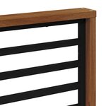 vidaXL Ensemble de canapés d'extérieur 5 pc Naturel et Anthracite