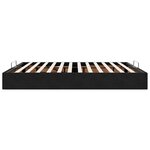 vidaXL Cadre de lit ottoman sans matelas noir 200x200 cm velours