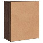 vidaXL Buffet chêne marron 60x31x70 cm bois d'ingénierie