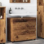 vidaXL Cabinet de salle de bain Bois ancien 76 5 x 35 x 64 cm