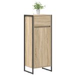 vidaXL Cabinet de salle de bain avec tiroir Sonoma 40 x 30 x 100 cm
