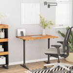 vidaXL Dessus de bureau 90x60x2 5cm rectangulaire bois massif d'acacia