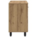vidaXL Unité de vanité de salle de bain Chêne artisanal