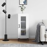 vidaXL Buffet blanc 34 5x34x90 cm bois d'ingénierie