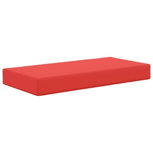 vidaXL Coussin de Siège d'Extérieur Rouge 80 x 40 x 8 cm