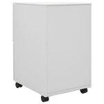 vidaXL Classeur mobile Gris clair 39x45x67 cm Acier