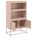 vidaXL Buffet haut jaune moutarde 68 5x38 5x107 cm acier