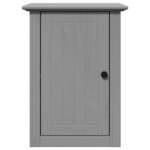vidaXL Armoire murale de salle de bain BODO gris 44x30x60 cm