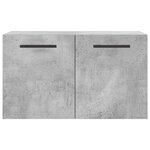 vidaXL Armoire murale Gris béton 60x36 5x35 cm Bois d'ingénierie