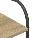 vidaXL Porte-vêtements avec Étagères Chêne de Sonoma 120x44x160 cm Bois d'ingénierie