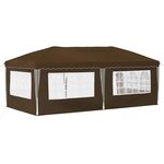 vidaXL Tente de fête pop-up 575 x 289 x 245 cm Taupe