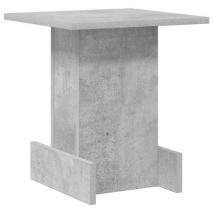 vidaXL Table d'appoint Gris béton 35 5 x 35 x 40 cm Bois d'ingénierie