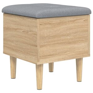 vidaXL Banc de rangement chêne sonoma 42x42x46 cm bois d'ingénierie