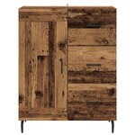 vidaXL Buffet Bois Ancien 69 5 x 34 x 90 cm Bois d'ingénierie et fer