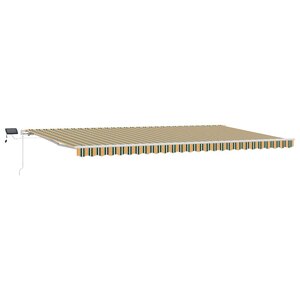 vidaXL Auvent Rétractable avec 600 ×300 cm tissu