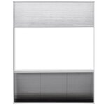 vidaXL Moustiquaire plissée pour fenêtre et store Aluminium 80 x 100cm
