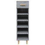 vidaXL Meuble à chaussures Sonoma gris 30x35x105 cm Bois d'ingénierie