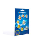 Assortiment de 8 capsules numismatiques pour une série d'euro