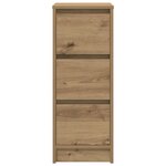 vidaXL Buffet chêne artisanal 29 5x34x76 cm bois d'ingénierie