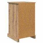 vidaXL Cabinet de chevet avec tiroir Chêne artisanal 39 x 39 x 67 5 cm