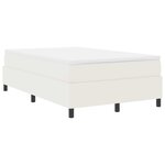 vidaXL Cadre de lit plateforme Crème 120 x 190 cm