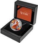 Pièce de monnaie en Argent 1 Dollar g 31.1 (1 oz) Millésime 2024 AUTUMN